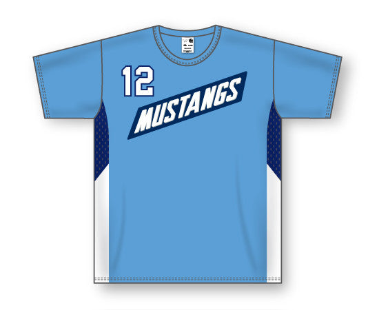 Athletic Knit Crew Neck Volleyball Jersey, Moisture Wicking Performance Fabric (V563)